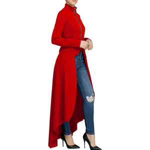 Gabardina gótica larga para mujer con cierre de cremallera, estilo frac, superventas, venta al por mayor de fábrica - Product Image 2