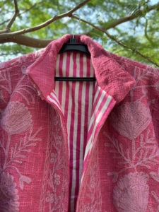 Atractiva Chaqueta Larga Suzani Bordada a Mano para Mujer, Estilo Bohemio, Gitano, Crewel, para Primavera, Festivales, Regalo Especial - Product Image 3