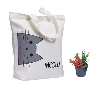 Sacs fourre-tout en toile de coton personnalisés avec impression, fabriqués directement par le fabricant, avec cordon de serrage et poignées à bandoulière pour femmes, vente en gros - Product Image 1
