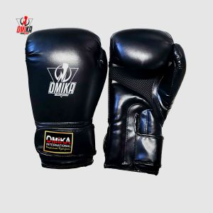 OMIKA Custom OEM Training Lightweight Full Finger Boxing Gloves Premium Leather Adjustable for Wrist Strap Breathable Unisex - Product Image 1