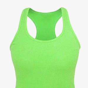 Women's Color Full <b>Racerback</b> Tank <b>Top</b> Stretch Breathable Sleeveless Fitted Casual Layering Summer Wardrobe Essential Apparel - Product Image 4