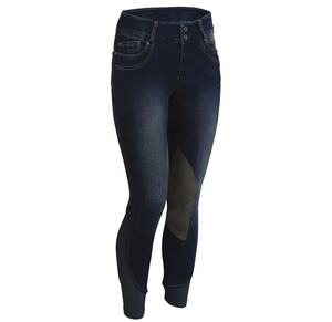 Ropa Ecuestre para mujer, mallas de mezclilla personalizadas para montar a caballo, pantalones vaqueros deportivos para mujer - Product Image 1