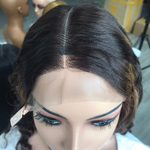 Peluca barata 180% densidad cabello humano vietnamita peluca frontal de encaje transparente para mujeres TODOS LOS COLORES TODA TEXTURA TODA LONGITUD S - Product Image 3