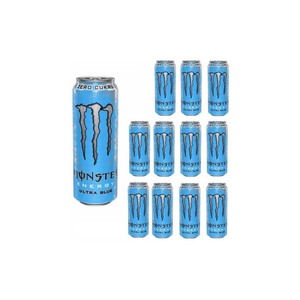 เครื่องดื่มให้พลังงานปราศจากน้ำตาล ขนาด 500 มล. กระป๋อง บลูมอนสเตอร์ อัลตร้า บลูอิดิชั่น รสชาติสดชื่น เครื่องดื่มเสริมสมรรถภาพ - Product Image 1