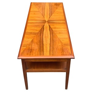 Porte-revues en teck artisanal de luxe avec incrustations artistiques - Prix de gros - Product Image 3