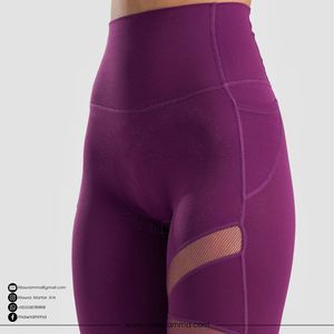 Leggings de yoga Mawra a prueba de sentadillas para mujer. Pantalones Deportivos de Cintura Alta con Control de Abdomen. Leggings de Entrenamiento Deportivos de Spandex con Elasticidad en 4 Direcciones - Product Image 5