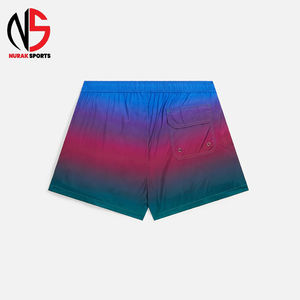 Survêtement décontracté pour homme avec logo personnalisé imprimé, coupe-vent léger en nylon zippé, short et broderie dégradée tie-dye pour 2026 - Product Image 4