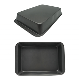 Venta caliente 9x13 pulgadas Rectangular Acero al carbono Bandeja para hornear Revestimiento antiadherente con buena liberación para pasteles y pastelería - Product Image 5