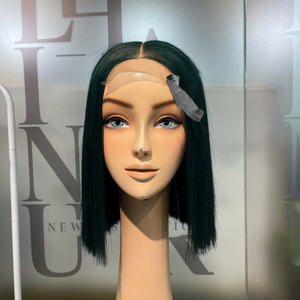 Cabello Virgen Vietnamita LINU de Súper Calidad, Liso Natural, Color Verde, Sedoso, Tejido Doble a Máquina, 100g - Product Image 5