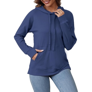 Vente directe d'usine, sweats à capuche pour femmes, sweats à capuche respirants pour femmes, sweats à capuche de couleur unie pour femmes, vêtements d'hiver pour femmes - Product Image 2