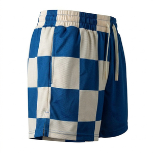 2026 Quick Dry Mesh Running Shorts for Men with Zipper Back Double <b>Layer</b> Athletic Gym Training Shorts - Product Image 3