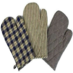 Custom 100% Organic Cotton Oven Mitts Quick Dry Washable Fashionable New Design Kitchen Heat Resistant Printed Linen - Product Image 6
