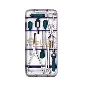 Juego de Instrumentos Quirúrgicos Ortopédicos Premium para Mini Fragmentos, Placa de Bloqueo Manual, Certificado CE Clase II, Acero 316L Reutilizable - Product Image 6