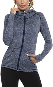 Sudadera con Capucha de Manga Larga para Mujer, Color Sólido, Tejido Formal, Transpirable, Holgada, de Algodón/Fibra de Bambú, PA 2025 Verano, HR962 - Product Image 2