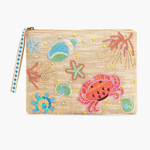 Bolso de Mano Clásico Hecho a Mano con Cuentas y Diseño de Dibujos Animados, Cartera de Moda de Calidad, Monedero, Estuche para Cosméticos, Bolso Bordado - Product Image 2