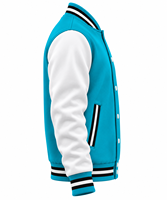 Veste de baseball personnalisée en gros avec logo sur mesure pour hommes, en laine, design personnalisé, veste universitaire pour hommes