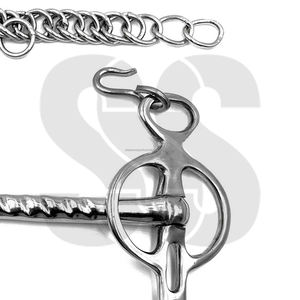Bocados de Acero Inoxidable Antideslizantes de Alta Calidad y Durabilidad con 3 Ranuras, Colores Personalizables, Servicio OEM para Uso Ecuestre - Product Image 6