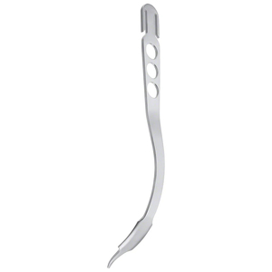 HOHMANN Elevador de Hueso Ortopédico con Punta Curva y Corte Recto, 3.9 mm de Ancho, 24 mm de Mandíbula, Instrumento de Acero Inoxidable para Cirugía Ósea, Venta al por Mayor - Product Image 3