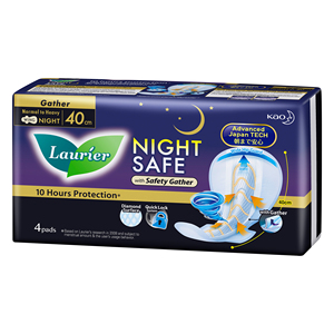 แผ่นรองซับประจำเดือน Laurier Super GUARD 40cm 4S X 30 - Product Image 1