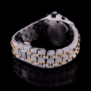 High Quality Customized Iced Out Lab Grown <b>Watch</b> Stainless Steel Best Quality Diamond <b>Watch</b> for <b>Men</b> - Product Image 5