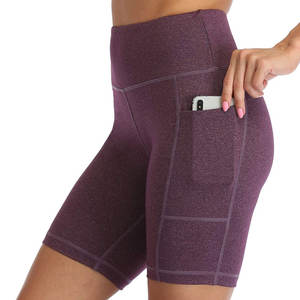 Shorts Deportivos de Compresión de Cintura Media para Mujer, con Bolsillos Laterales y Control de Abdomen, Ropa Deportiva - Product Image 5