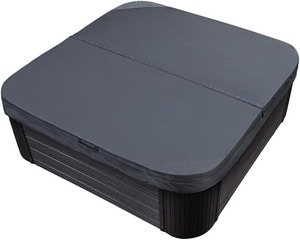 Spa et bain à remous pour 6 personnes - Baignoire à remous en acrylique avec 49 jets, système stéréo, LED et couverture incluse - Product Image 5