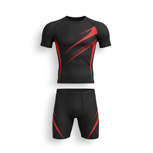 Uniforme de Compresión con Logotipo Personalizado Premium, Conjunto de Ropa Deportiva para Hombre, Sublimado, para Entrenamiento de Baloncesto - Product Image 1