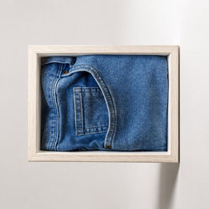 Mini cartera de mezclilla, monedero, tarjetero, organizador pequeño de efectivo, accesorio de almacenamiento de bolsillo portátil para mujeres y hombres - Product Image 4