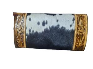 Autumn/Winter <b>Summer</b> Bohemian Artisanal Western Bifold Executive <b>Bag</b> Hand-Tooled Genuine Cowhide Indian Craftsmanship - Product Image 2