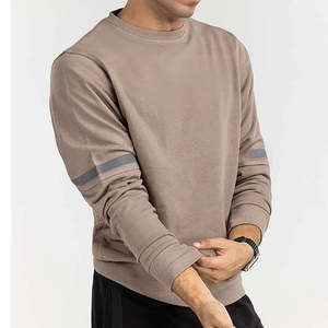 T-shirt à manches longues pour homme, coupe musclée, pour entraînement sportif, impression personnalisée, jersey de coton léger et écologique, col rond - Product Image 5