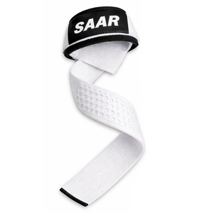 Durable White Cotton Support with Premium Silicone Print for Heavy Lifting <b>Strength</b> <b>Training</b> and Workout Gear - Product Image 2