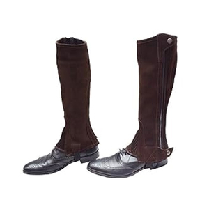 Best Quality Black Color Horse Riding Leather Full <b>Chaps</b> Pakistan Manufacturer Custom Made <b>Half</b> Leather <b>Chaps</b> - Product Image 6