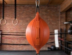 Sac de frappe lourd sur pied Hawk PU avec double ballon de vitesse, durable, facile à installer, équipement d'entraînement pour la maison, la salle de sport et le MMA - Product Image 5