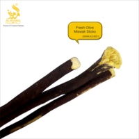 Al-MUMEEZ Bâtonnet de Miswak de Qualité Supérieure avec Étui en Verre Emballage Hygiénique |   Étui/Support de voyage pour Miswak |   Porte-verre uniquement