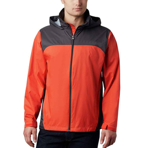 Customizable 100% Polyester Men's Windbreaker <b>Jacket</b> <b>Plus</b> <b>Size</b> Hooded Collar <b>Waterproof</b> Breathable High Quality for Winter - Product Image 1
