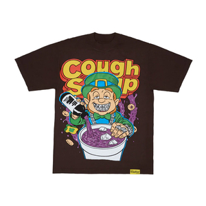 T-shirts décontractés 100 % coton à imprimé vintage pour hommes – Vente en gros, personnalisables, motif graphique, T-shirts « Cough Syrup » pour l'été - Product Image 3