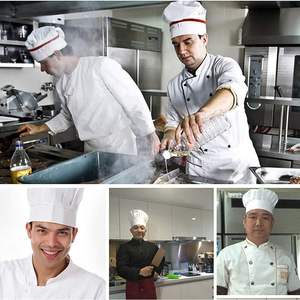 Gorro de Cocina Elástico Ajustable, Gorro de Chef Personalizado para Panaderos, para Uso Doméstico o Profesional - Product Image 5