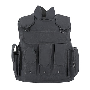 Multi-Functional Outdoor Trekking Hunting Safety Black <b>Security</b> Plate Carrier Ballistic Tactical Vest Armor Vest - Product Image 2