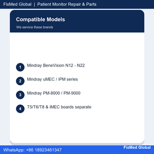 บริการซ่อมเครื่องมอนิเตอร์ผู้ป่วยสำหรับ Mindray BeneVision N-Series และ uMEC - Product Image 4