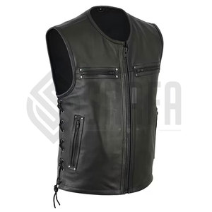 Chaleco de Invierno Ligero y Ajustado de Cuero Genuino para Hombre, Transpirable, Resistente al Viento, Estilo Casual, SNAFA SPORTS - Product Image 3