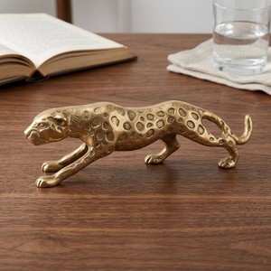 Escultura Decorativa Clásica de Aluminio con Diseño de Animal, Objeto Decorativo para Mesa, Decoración del Hogar de Estilo Contemporáneo con Diseño Grabado - Product Image 1
