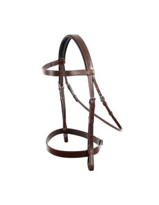 Bridon d'équitation en cuir pleine fleur de qualité supérieure, robuste et durable, pour cavalier professionnel HASHIR - Product Image 5