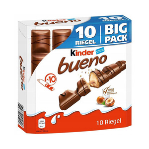 Barras de Chocolate Kinder Bueno Originales, Proveedor Mayorista de Confitería Importada, Suministro al por Mayor - Product Image 1