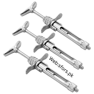 Jeringa de Anestesia Dental Tipo Cartucho, Instrumento Dental Manual Reutilizable, Disponible en Todos los Tamaños, Acero Inoxidable - Product Image 1