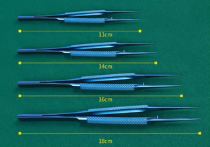 Kit de Microcirugía Profesional Altomme Instruments, Juego de Tijeras Quirúrgicas de Acero Inoxidable de 14 mm, Juego de Herramientas Médicas de Precisión - Product Image 2