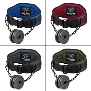 Comfortable Dip <b>Belt</b> with Strong Steel <b>Chain</b> for Muscle Building Strength and Resistance Training For Unisex <b>Belt</b>. - Product Image 4