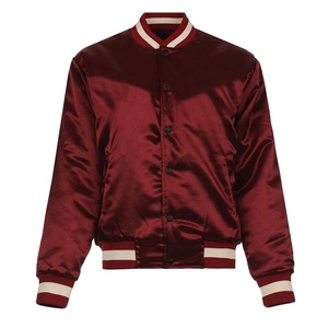 Chaqueta Varsity de Satén Personalizada 2025, Brillante, Lisa, Talla Grande, de la Mejor Calidad, para Mujer - Product Image 1