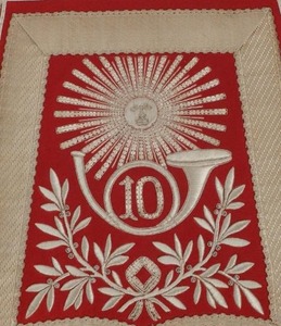 Badges brodés en fil d'or sur mesure, à coudre ou thermocollants, drapeau brodé en fil d'or fait main - Product Image 2