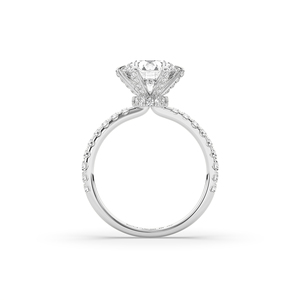 Anillo de Diamante Cultivado en Laboratorio con Certificación IGI, Corte Redondo de 2.5 Ct, Plata 925, Estilo Único, Ligero, Corte Brillante, Joyería Fina para Boda - Product Image 6