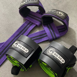 Muñequeras de Neopreno y Elásticas para Gimnasio y Correas de Levantamiento de Pesas en Forma de 8 con Diseño Antideslizante para Entrenamiento Unisex - Product Image 1